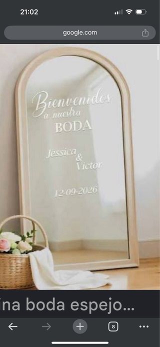 Vinili Personalizzati per Specchi di Nozze