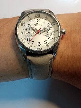 Reloj Lotus Gris y Plateado