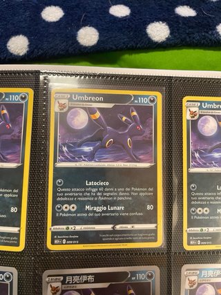 Lotto 20 Carte Pokémon Umbreon - Collezione Comple