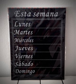 ORGANIZADOR SEMANAL MADERA NUEVO