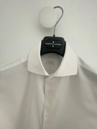 Camisa Vestir Caballero Massimo Dutti Blanca