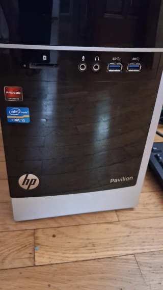 Ordenador HP Pavilion Negro Completo