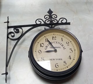 Reloj de Pared Vintage Estilo Estación