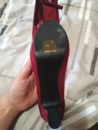 Tacones plataforma burdeos ante talla 38 NUEVOS