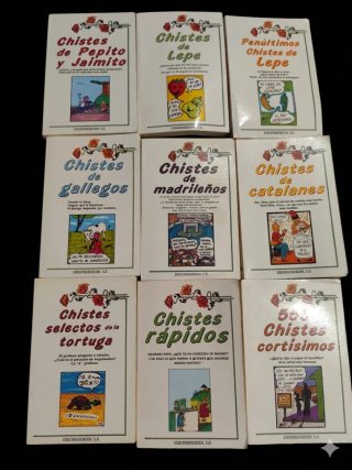 libros de chistes de varios temas