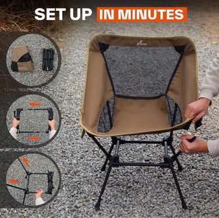 1 Silla de Camping Ultraligera Sportneer