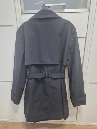 Gabardina Zara Azul Marino Talla L