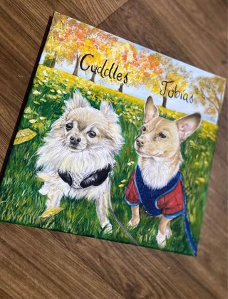 Cuadros personalizados pintados a mano