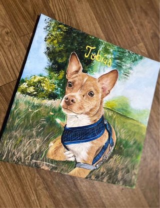 Cuadros personalizados pintados a mano