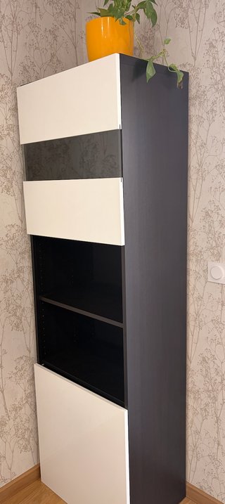 Vetrina/Mobile soggiorno IKEA Bianco/Nero