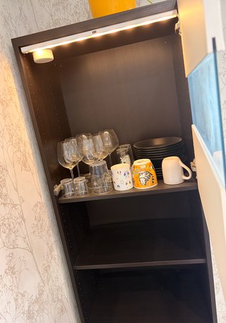 Vetrina/Mobile soggiorno IKEA Bianco/Nero