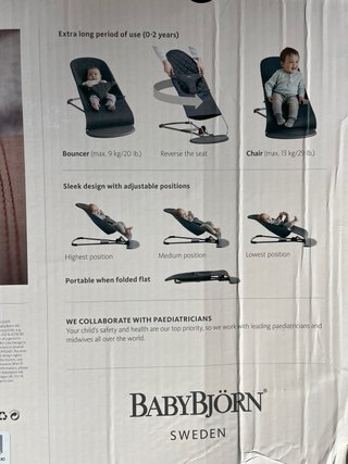 Hamaca BabyBjörn Bouncer Bliss Gris