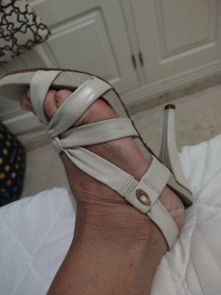 Sandalias Guess Piel Talla 38 Beige