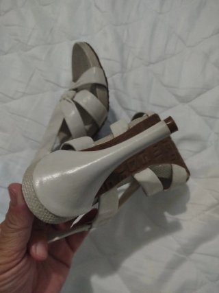 Sandalias Guess Piel Talla 38 Beige