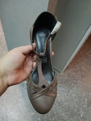 Zapatos Carolina Boix Marrones y Dorados