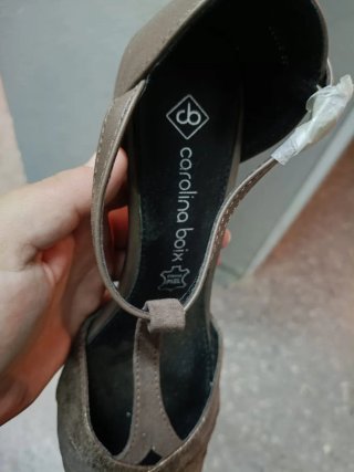 Zapatos Carolina Boix Marrones y Dorados