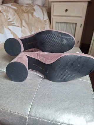 Botines Zara Talla 36 con Perlas y Pedrería