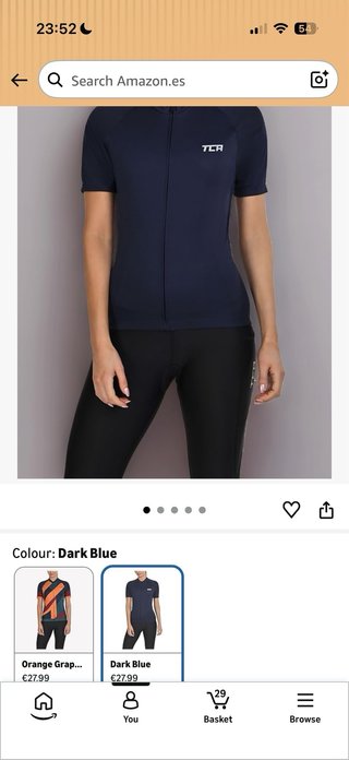 Camiseta TCA azul mujer