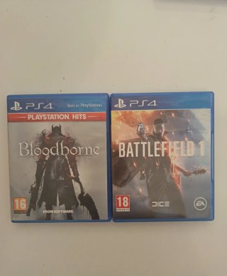 PS4 Bloodborne y Battlefield 1