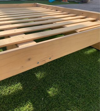 Estructura Cama en madera de pino