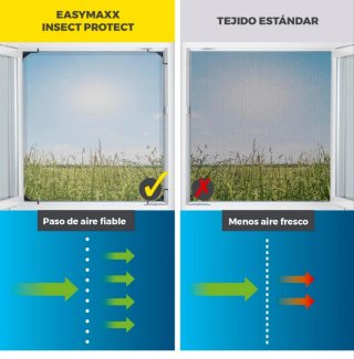 Mosquitera extensible ventana grande