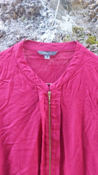 Blusa CORTEFIEL Rojo Escuro Tamanho XL