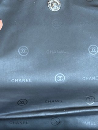 Borsa a spalla Chanel Charol nera