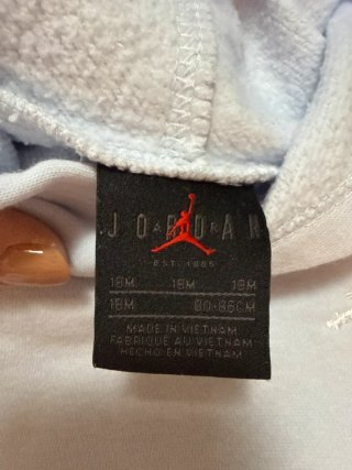 Tuta Jordan celeste 18 mesi 80/86 cm