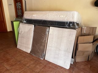Dormitorio juvenil completo: cama, armario, escrit
