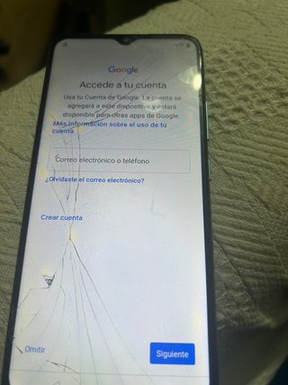 Realme azul, buen estado funcional, liberado
