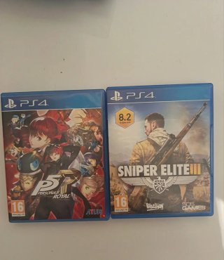 Juegos Ps4: Persona 5 Royal y Sniper Elite III