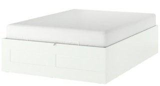 Canapé abatible blanco Ikea