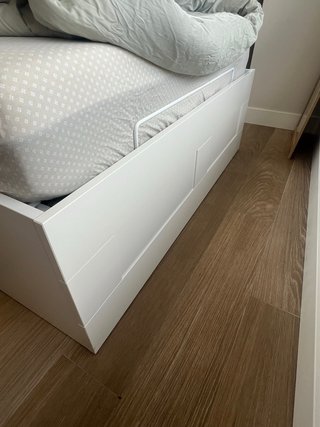 Canapé abatible blanco Ikea
