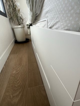 Canapé abatible blanco Ikea
