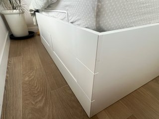 Canapé abatible blanco Ikea