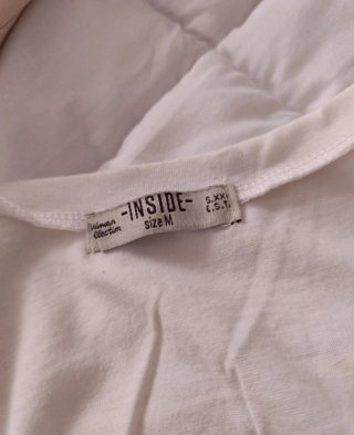 Camiseta INSIDE hojas tropicales talla M