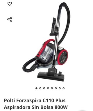 Aspiradora Polti Forzaśpira C110 800W
