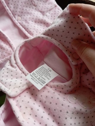 Conjunto peto y chaqueta bebé 3 meses