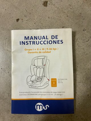 Silla Coche Ms Side Armor Negra