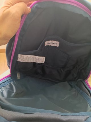 Mochila Converse Grande azul y morado
