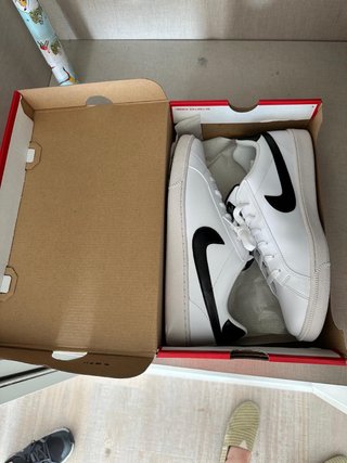 Zapatillas Nike Court Blancas y Negras