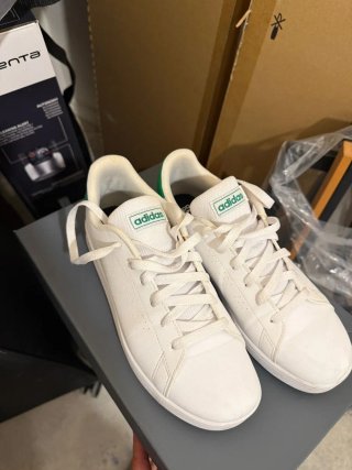 Zapatillas Adidas Blancas y Verdes