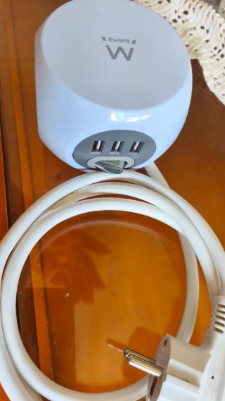 Regleta Cubo Ewent EW3939 3 Tomas + 3 USB
