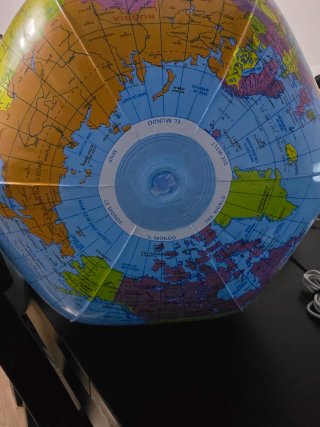 Globo inflable del mundo