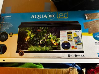 Pecera Ciano Aqua 80 LED con filtro