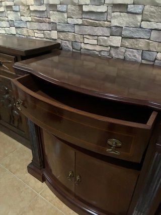 Recibidor clásico inglés madera maciza