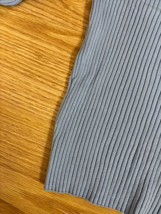 Jersey de cuello alto azul