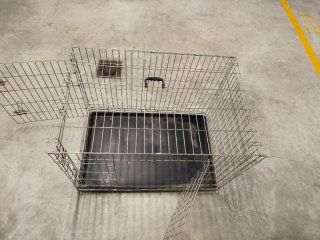 Jaula metálica para mascotas