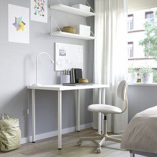 Escritorio Mesa IKEA Blanco Metal