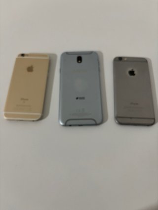 Lote de móviles Samsung y iPhone